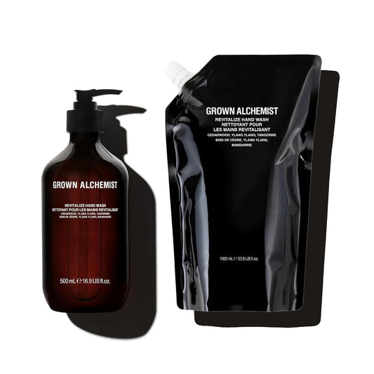 Grown Alchemist Revitalize Hand Wash Set (500ml) + Refill (1L)