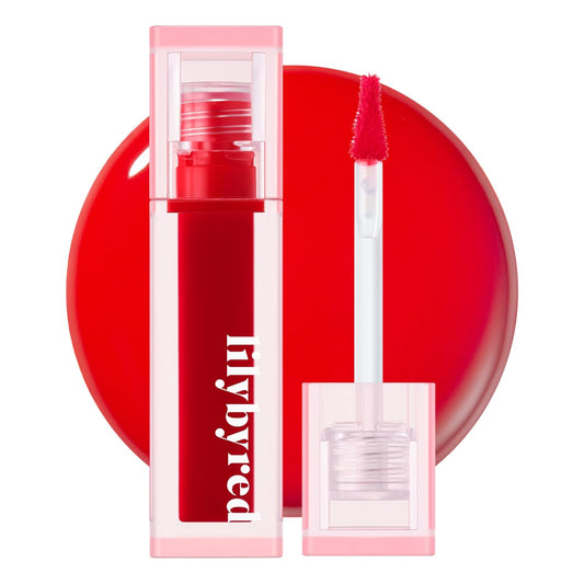 lilybyred Juicy Liar Water Tint | Korean Vivid Water-Gel Lip Stain, Fresh Fruit Colors, Intense Long-Lasting Stain, Moisturizing, Transfer-Proof, Lightweight Finish, 0.16 oz. (02 Cherry Crush)