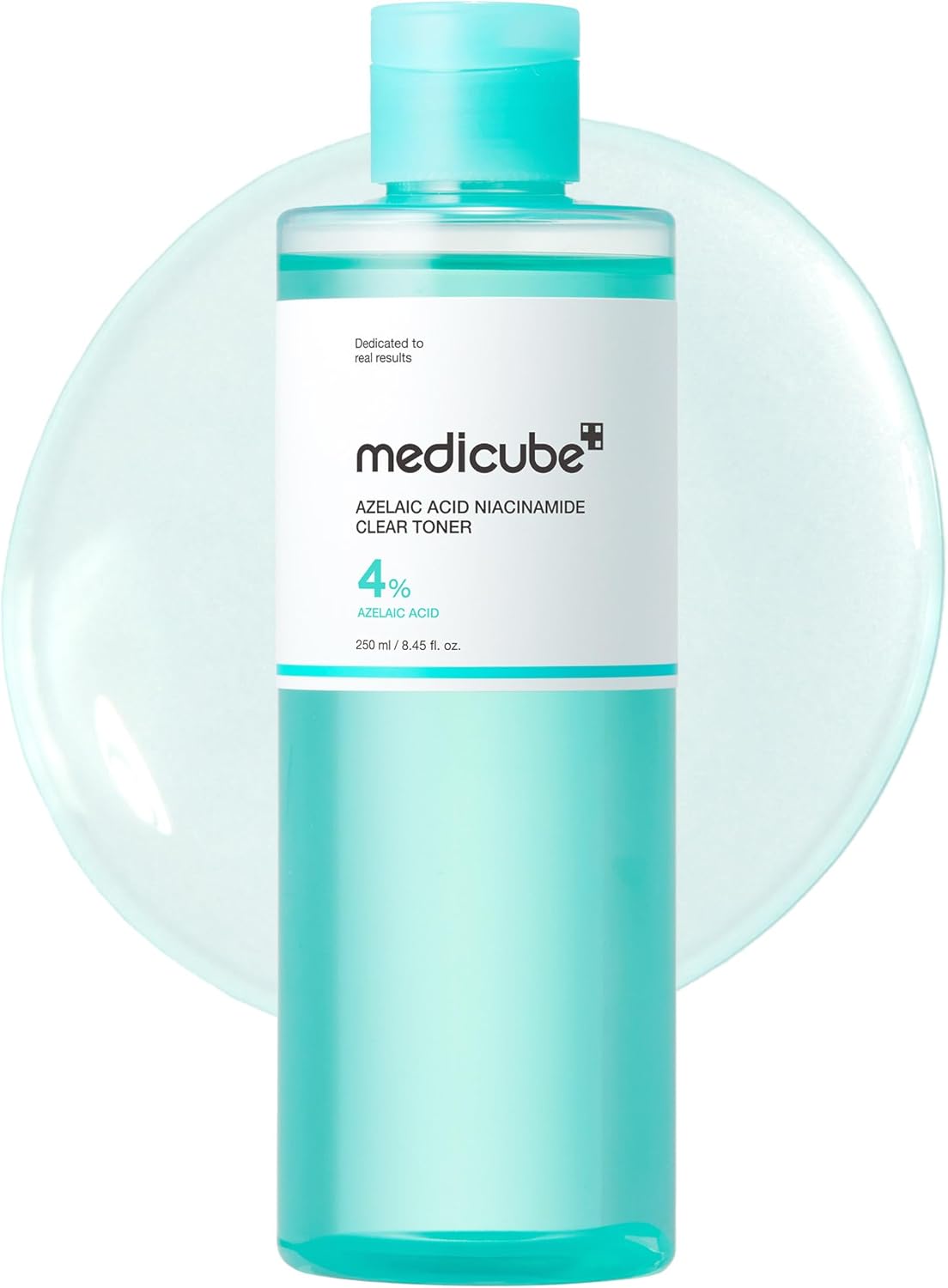 medicube Azelaic Acid Niacinamide Clarifying Toner | Troubled Skin Care, Ideal for Purifying & Calming | 4% Azelaic Acid & 2% Niacinamide| Soothing Daily Toner | Korean Skin Care | 8.45 fl.oz