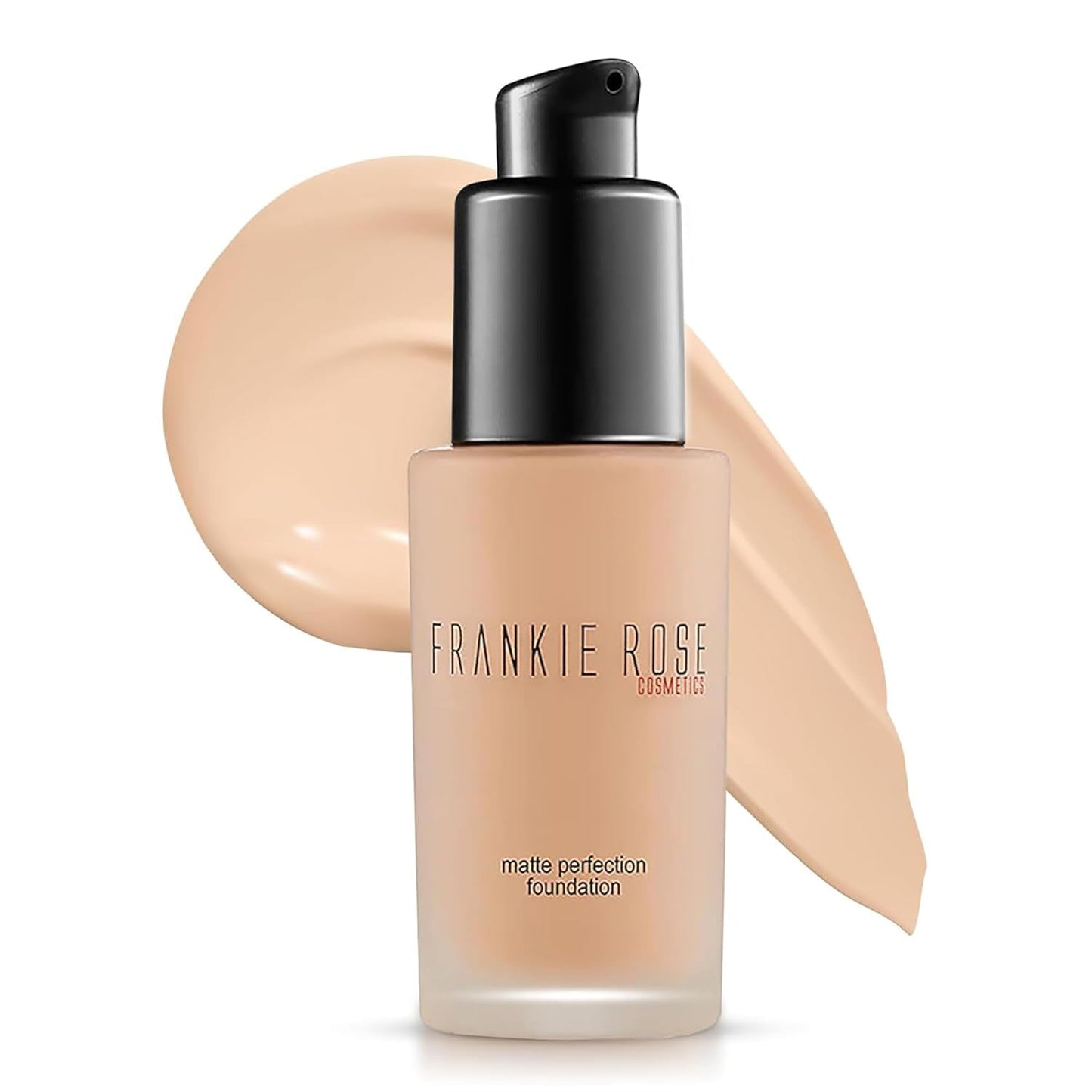 Frankie Rose Cosmetics Matte Perfection Foundation Makeup – Long-Lasting, Hydrating Foundation for Semi-Matte Finish - Foundation Full Coverage for All Skin Types - (Angel) 1.0 US fl oz / 30 ml