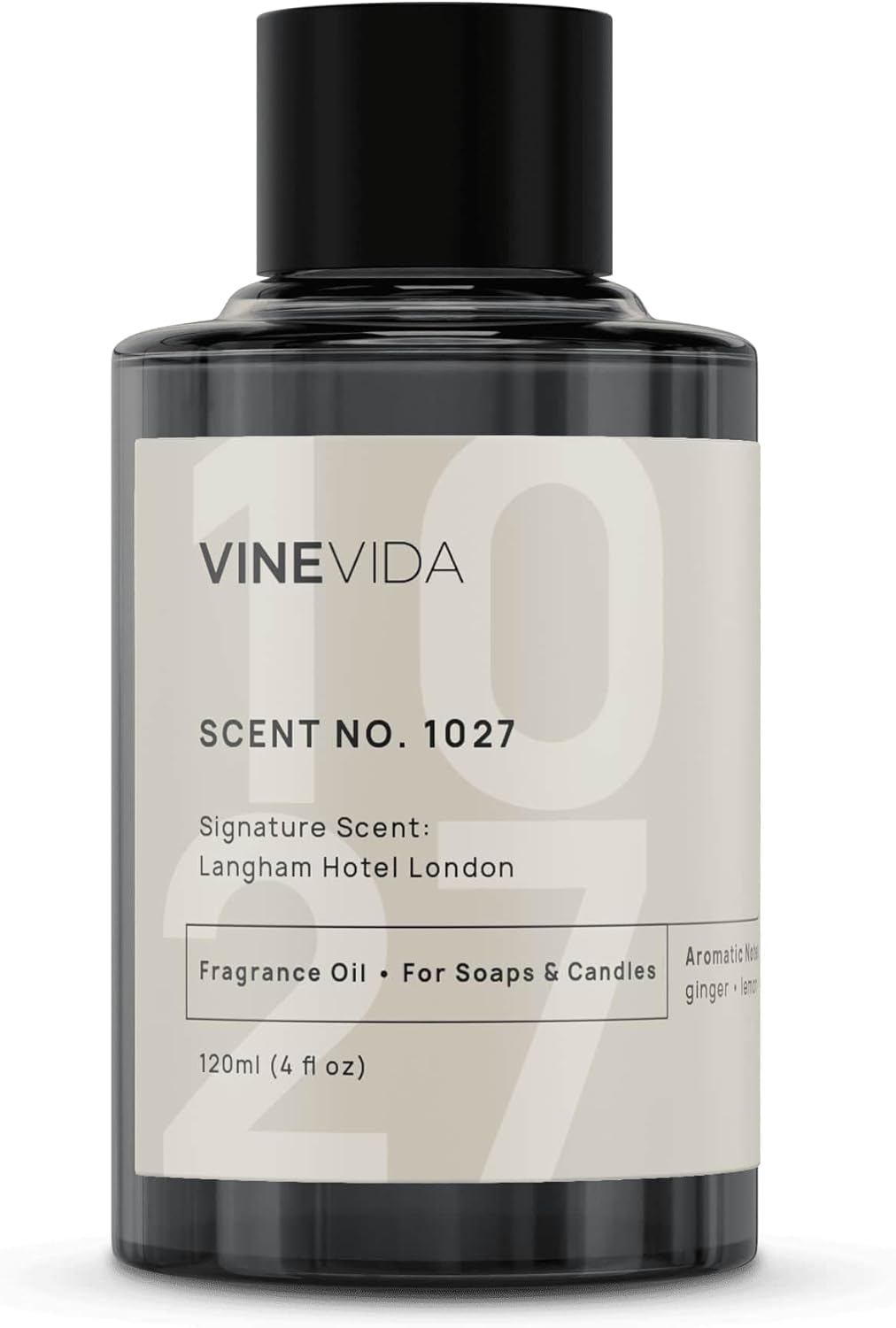 VINEVIDA Scent NO. 1027 Fragrance Oil for Cold Air Diffusers - 120mL (4oz) - Inspired by: Langham Hotel London - Hotel Scents for Home
