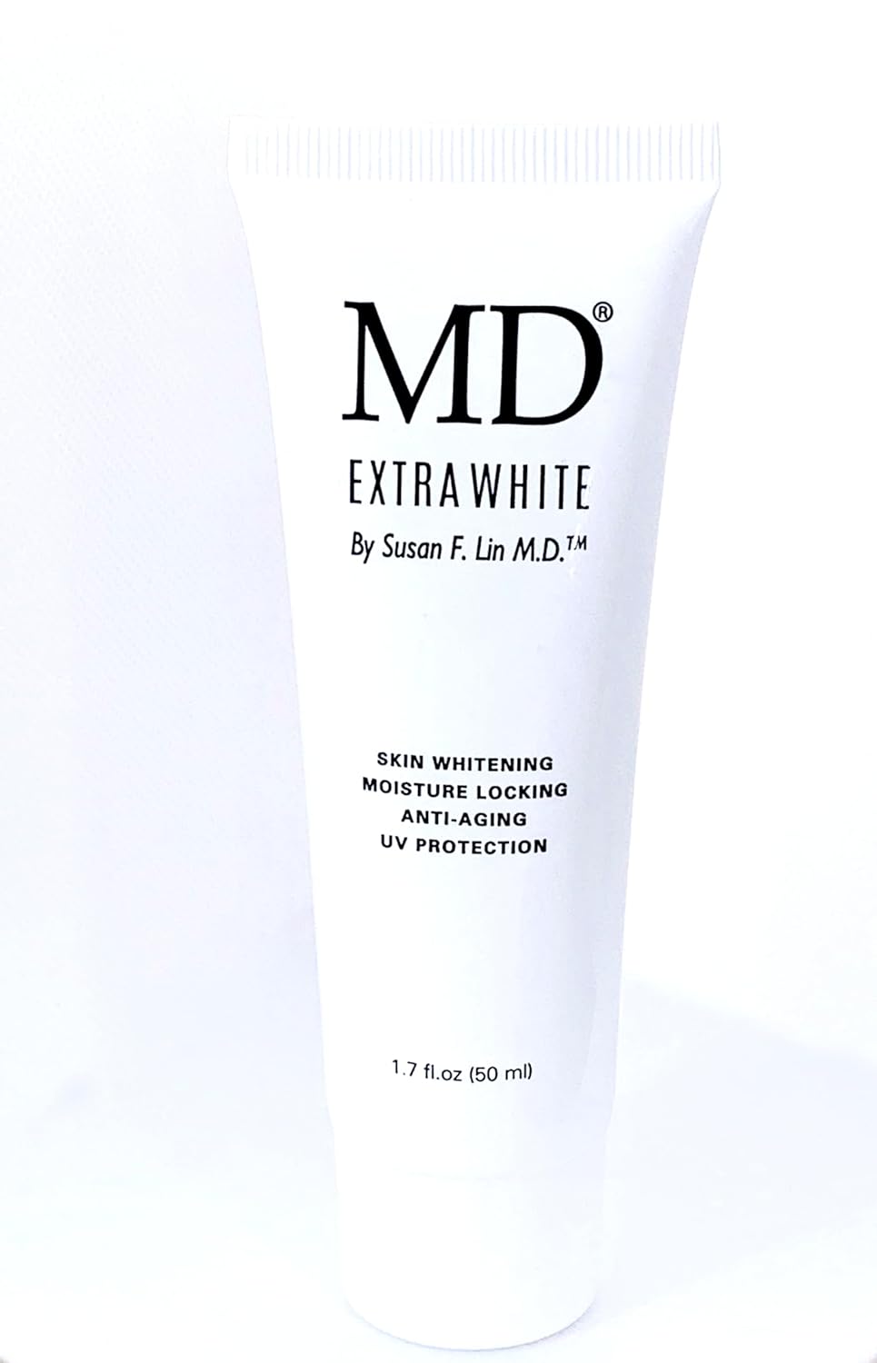 MD Extra White Skin Brightening Cream, Anti-Aging Moisturizer with UV Protection, 1.7 fl oz