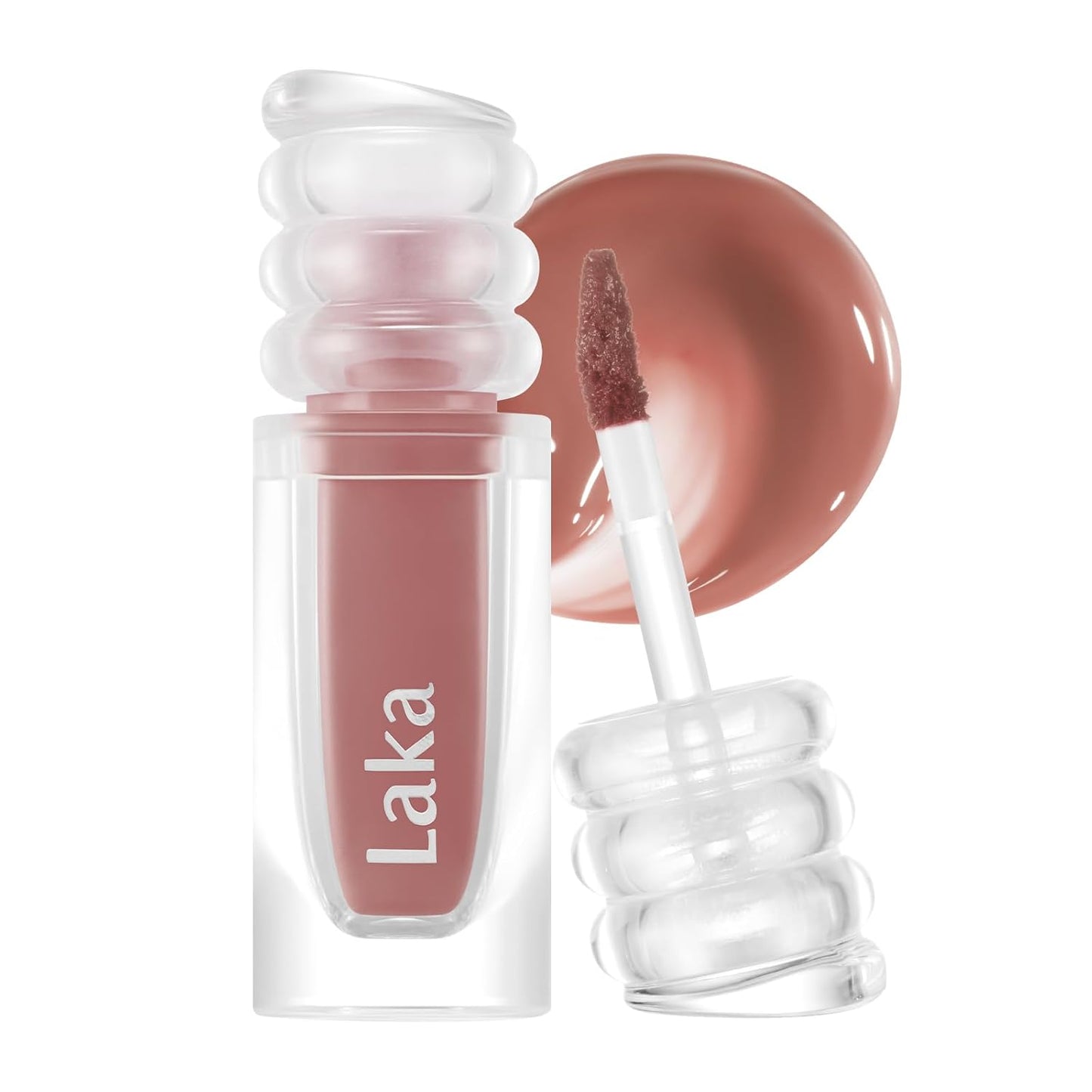 Laka Maxi Glayer Tint 3.8g/0.13oz., Glass Layer of Gloss, Ultra Glow & Vivid Layerable Pigments, High Shine Lip Oil, K-Beauty (#607 Kaya)
