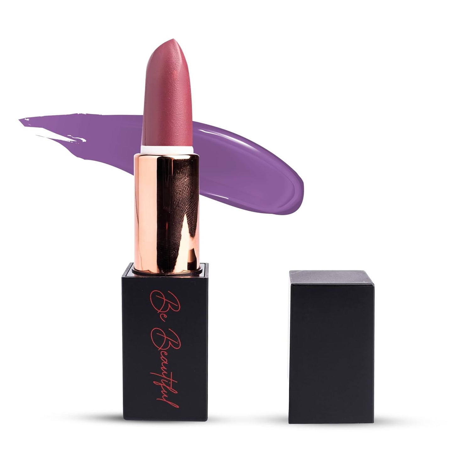 lipstick provides smooth moisturizing application creamy on my lips hydrating long lasting wear non-sticky glides on provides maximum color organic shea butter-purple
