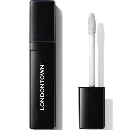 LONDONTOWN Volumizing Plumping Lip Serum Clear High Shine Hydrating Non-Sticky Lightweight Lip Booster with Peptides and Hyaluronic Acid