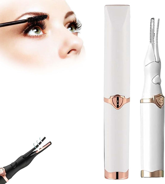 2026 Upgrade Peshoriadm Electric Eyelash Curler,Peshoriadm Eyelash Curler for Quick Heating,Instant Glam, Finalize Eyelash Natural Curling Long Lasting for Women Makeup Tools (White)