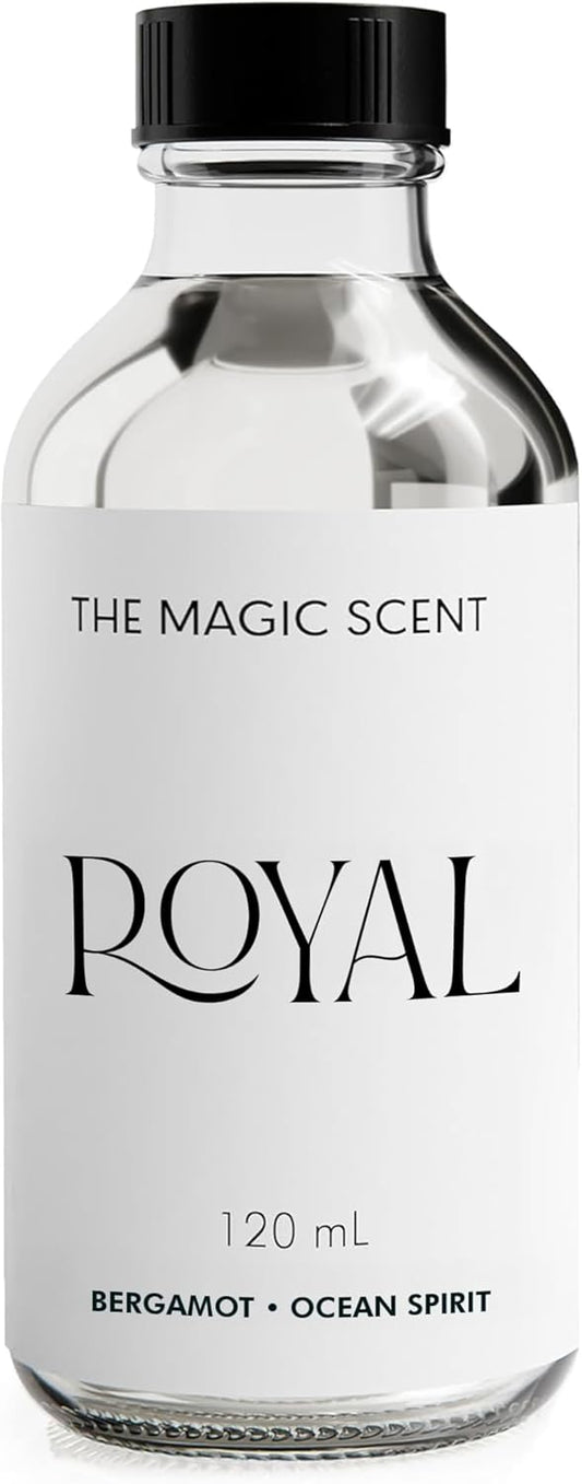 The Magic Scent Royal Hotel Diffuser Oil - Cold-Air & Ultrasonic Scented Oils for Diffuser Inspired by The Ritz Hotel, London - Essential Oils for Diffusers Aromatherapy - 4 fl oz, 120 mL