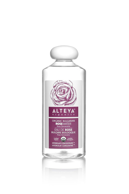 Alteya Organics Rose Water Toner 17 Fl Oz/500mL | USDA Certified Organic Bulgarian Rosa Damascena Hydrosol | Natural Hydrating Facial Toner for All Skin Types | Refreshing, Balancing & Moisturizing