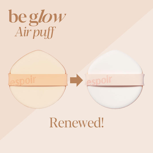 Espoir New Air Puff Volume 7ea | Flawless Face Makeup Fast and Easily | Makeup Sponge Applicator Air Cushion Powder Puff for Liquid Foundation, Cream, Concealer | Korean Base Makeup Tools