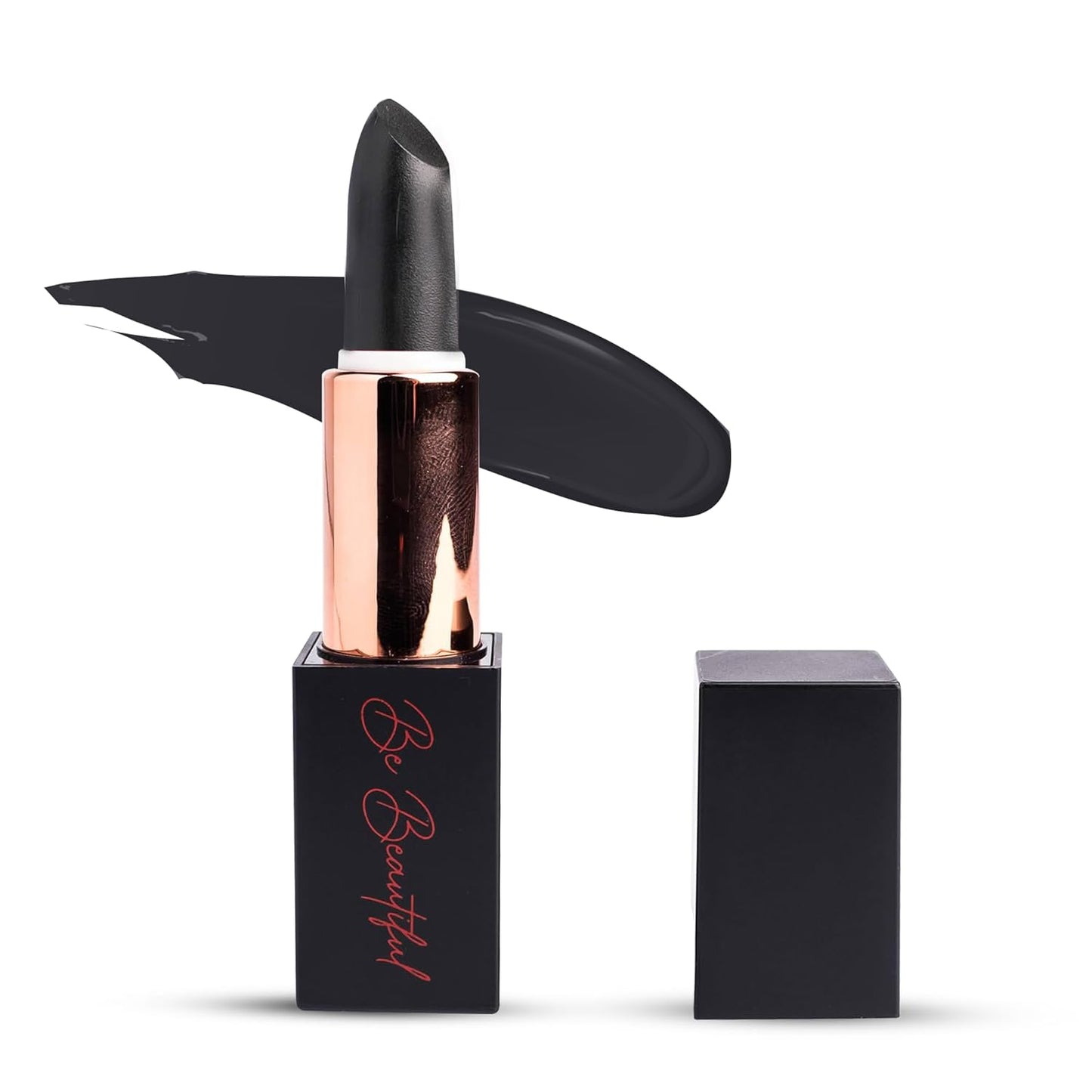 lipstick provides smooth moisturizing application creamy on my lips hydrating long lasting wear non-sticky glides on provides maximum color organic shea butter-charcoal