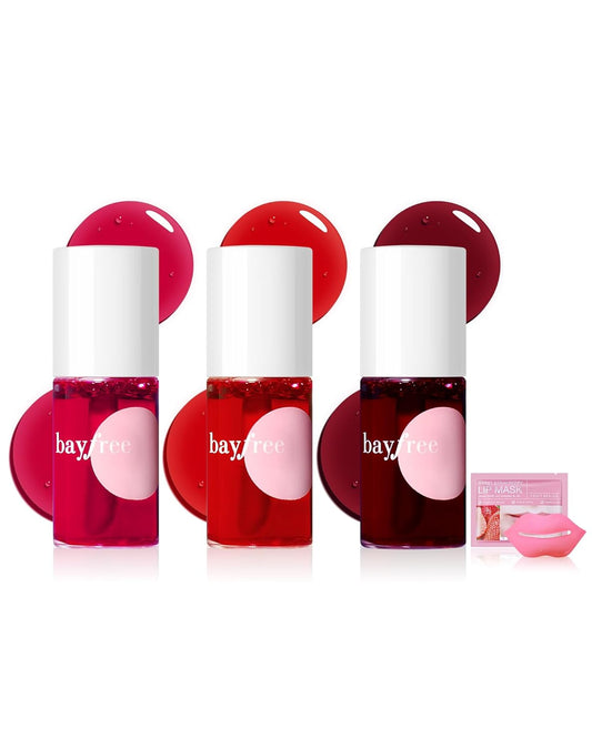 bayfree Lip Tint Stain Set, Lip Stain Long Lasting Lightweight Waterproof, Transfer-Proof, Non-sticky, Lip Makeup Matte Finish