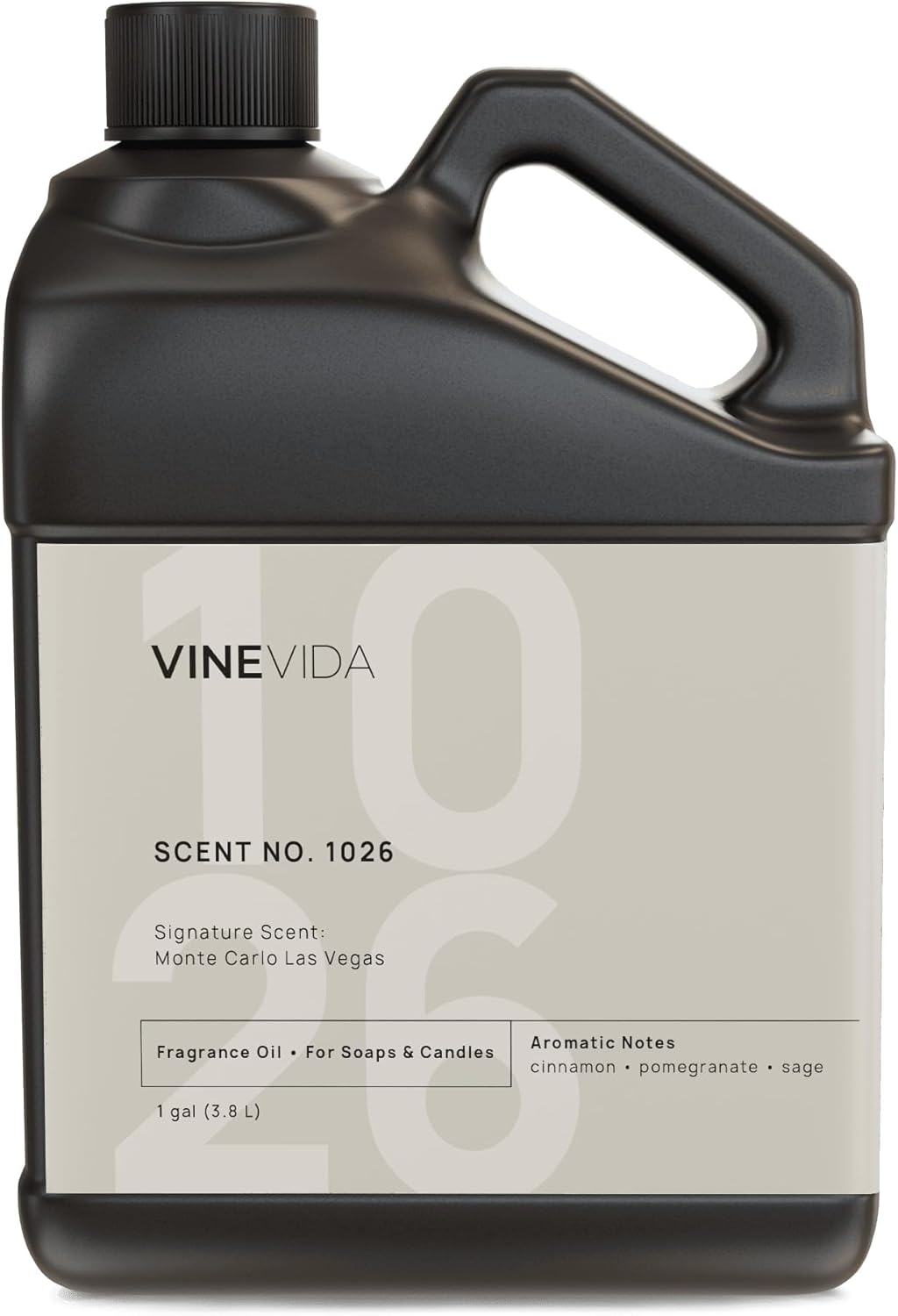 VINEVIDA Scent NO. 1026 Fragrance Oil for Cold Air Diffusers - 1 Gallon (8lbs) - Inspired by: Monte Carlo Las Vegas Hotel Fragrance Diffuser Oil - Hotel Scents for Home - Diffuser Oil