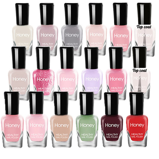 Non Toxic Nail Polish Set, Easy Peel Off and Fast Dry NailPolish Set for Pack, Eco Friendly & Organic Water Based Nail Polish for Women,Teens (18 Bottles)