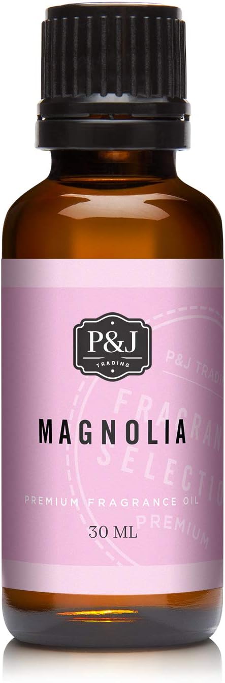 P&J Trading - Magnolia Scented Oil 30ml - Fragrance Oil for Candle Making, Soap Making, Diffuser Oil
