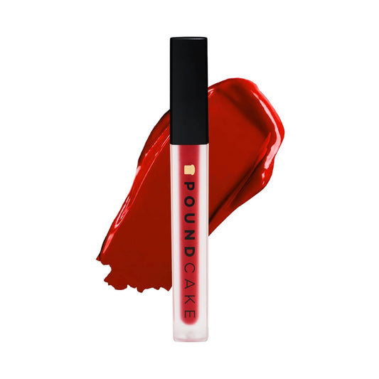 Pound Cake Cake Batter Liquid Lipstick – Long-Lasting, Semi-Matte Liquid Lipstick – Hydrating, High-Pigment Lip Stain with Avocado Oil – Shades for All Skin Tones – 0.13 oz, (Red Velvet)
