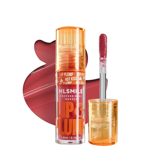 Duck Hydrating Lip Oil - Gloss, Plumper, Glaze, Clear, High Pigment, No Sticky, Sexy - Makes Lips Fuller (02)