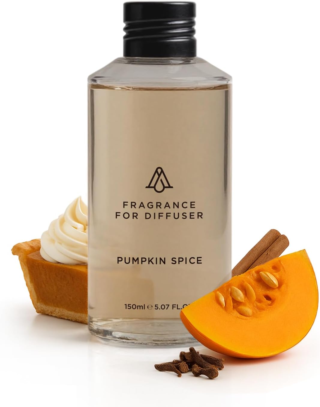 AromaPlan Hotel Scent Diffuser Oil Pumpkin Spice 5 Fl Oz (148ml) Fall Collection –Luxury Hotel & Home Fragrance Oil - Non Toxic - Made in USA - Bigger Bottle, Bolder Aroma & Longer Lasting