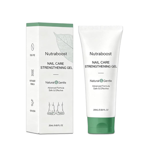 Natural Nail Care Gel, Nutraboost Strengthening Cuticle Serum for Damaged & Brittle Nails, 20ml (1 pcs)