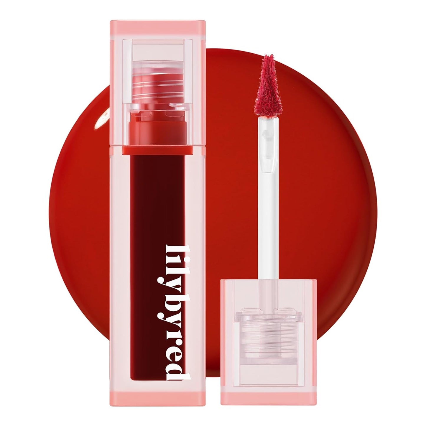 lilybyred Juicy Liar Water Tint | Korean Vivid Water-Gel Lip Stain, Fresh Fruit Colors, Intense Long-Lasting Stain, Moisturizing, Transfer-Proof, Lightweight Finish, 0.16 oz. (06 Lychee Sangria)