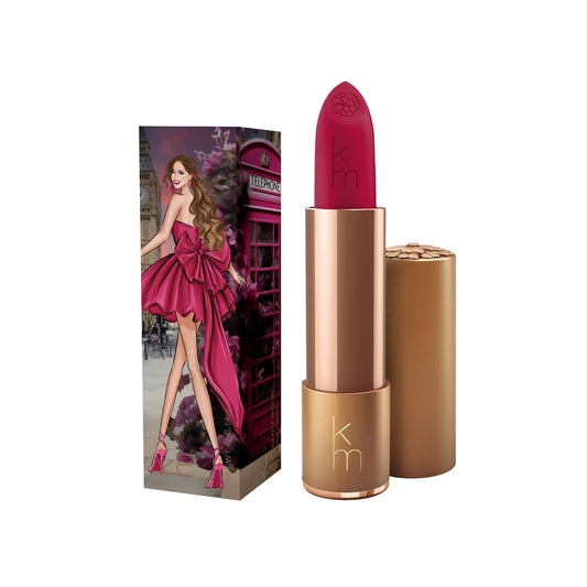 Karen Murrell - Natural Lip Stick 10 Magenta Moon - Dark Red Lipstick - Matte Finish, 100% Natural Ingredients, Moisturizes & Hydrates Lips - Paraben & Cruelty Free
