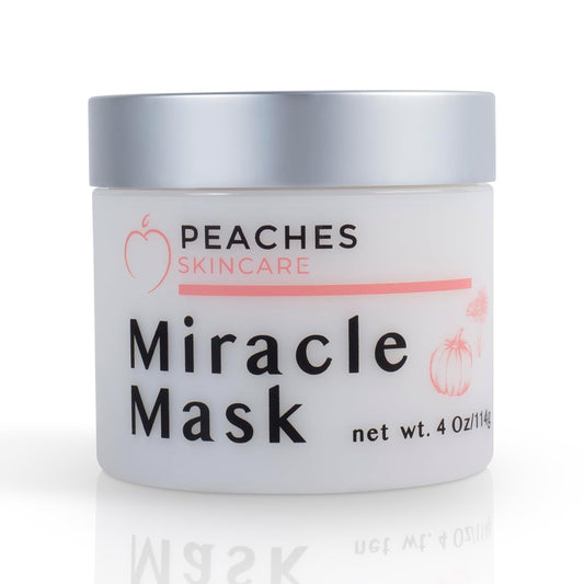 Hydrating Face Mask with Beeswax, Avocado Oil, Pumpkin, and More – Gently Removes Dead Skin Cells – Miracle Mask (1.7 oz)
