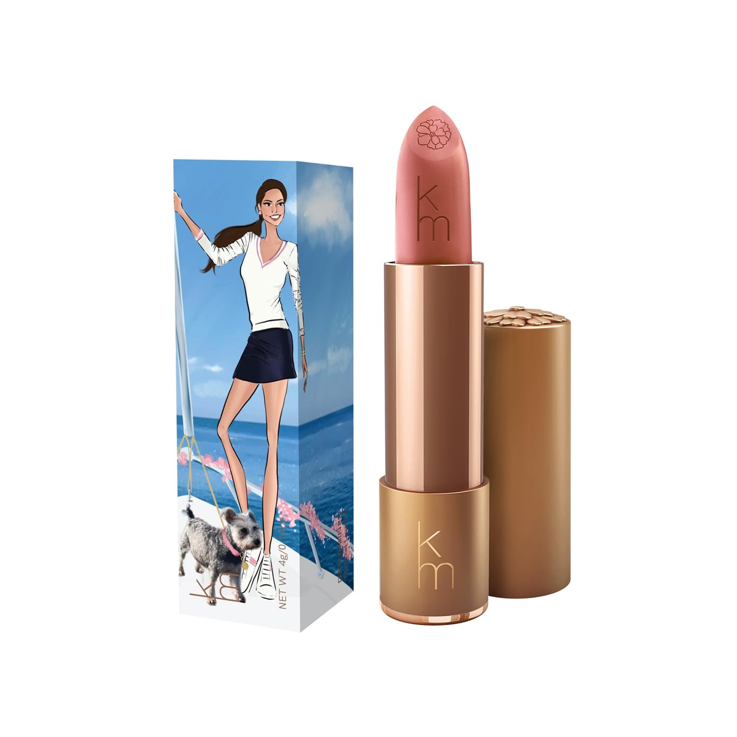 Karen Murrell - Natural Lip Stick - Lipstick 29 Determined - Nude Lipstick - Matte Finish, 100% Natural Ingredients, Moisturizes & Hydrates Lips - Paraben & Cruelty Free