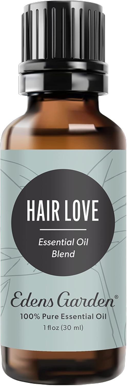 Edens Garden Hair Love Essential Oil Blend- 100% Pure Premium Grade, Undiluted, Natural, Therapeutic, Aromatherapy, The Best for Skin, Hair, Face 30 ml (1 fl oz)