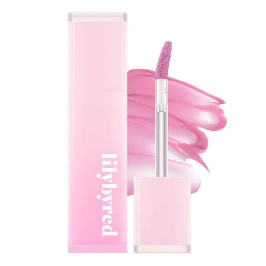 lilybyred Sweet Liar Milky Tint | Korean Moisture Matte Lip Stain, Milk Foam Texture, Hydro-Matte Barrier, Blurring Soft, Lightweight, Long-Lasting, Smudge-Proof, 0.14 oz. (03 Strawberry Baby Chou)