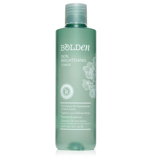 Bolden Skin Brightening Toner for Face - Exfoliating Toner for Oily Skin with AHA Glycolic Acid, Niacinamide & Hyaluronic Acid | Helps Reduce Breakouts, Fade Dark Spots & Refine Pores | 8.0 Fl Oz
