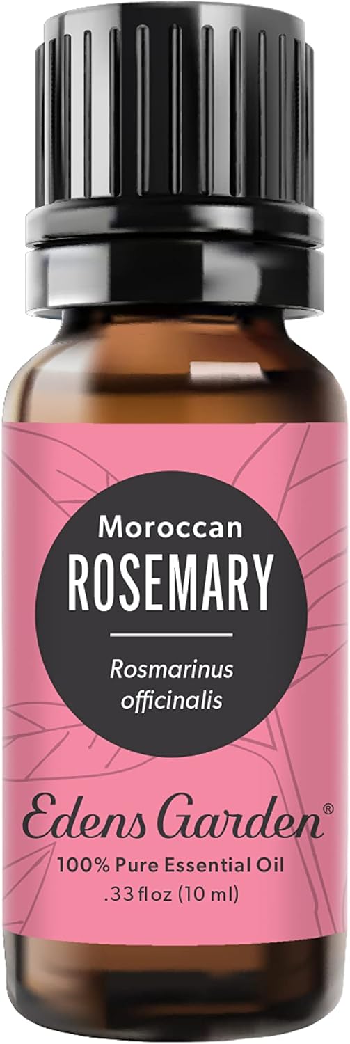 Edens Garden Rosemary- Moroccan Essential Oil- 100% Pure Premium Grade, Undiluted, Natural, Therapeutic, Aromatherapy, The Best for Skin, Laundry, Humidifiers 10 ml (.33 fl oz)