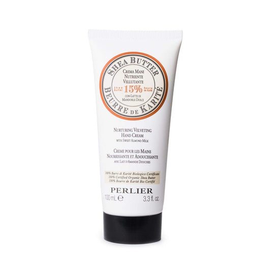 Perlier Shea Butter & Sweet Almond Milk Hand Cream, 3.3 fl. oz.