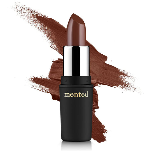 Mented Cosmetics Nude Lipstick for Women, Semi-Matte Long-Lasting Lip Stick, Moisturizing Vegan, Paraben & Cruelty-Free, Enhances All Complexions, Perfect for Everyday Makeup, Dark Night