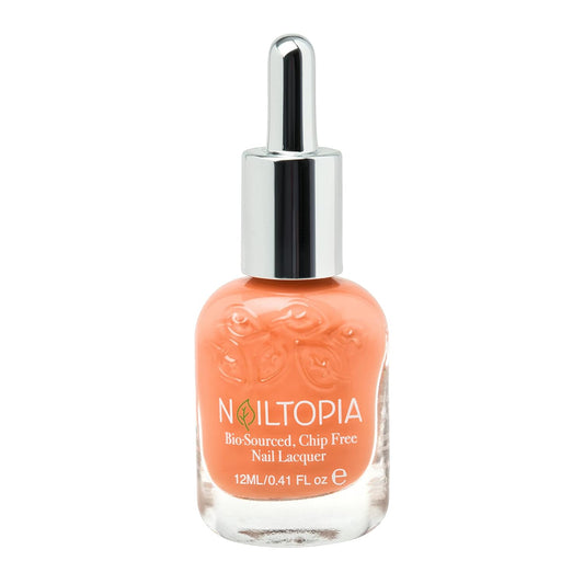 Nailtopia Bio-Sourced, Chip Free Nail Lacquer - All Natural, Strengthening Biotin and Superfood-Infused Polish - Chip Resistant Formula - Quick-Dry, Long Lasting Wear - Queen Of Queens - 0.41 oz