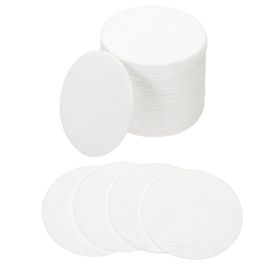 uxcell 50 Count Compressed Facial Sponges Round Face Cleansing Sponges Pads for Daily Skincare Routines at Home, Kitchen(White)