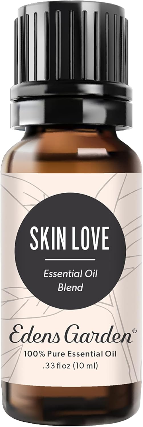 Edens Garden Skin Love Essential Oil Blend- 100% Pure Premium Grade, Undiluted, Natural, Therapeutic, Aromatherapy, The Best for Diffusing, Skin, Face, Hair 10 ml (.33 fl oz)