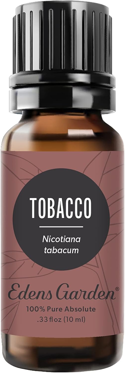 Edens Garden Tobacco Absolute Essential Oil- 100% Pure Premium Grade, Undiluted, Natural, Therapeutic, Aromatherapy, The Best for Diffuser, Candle, Laundry, Humidifiers 10 ml (.33 fl oz)