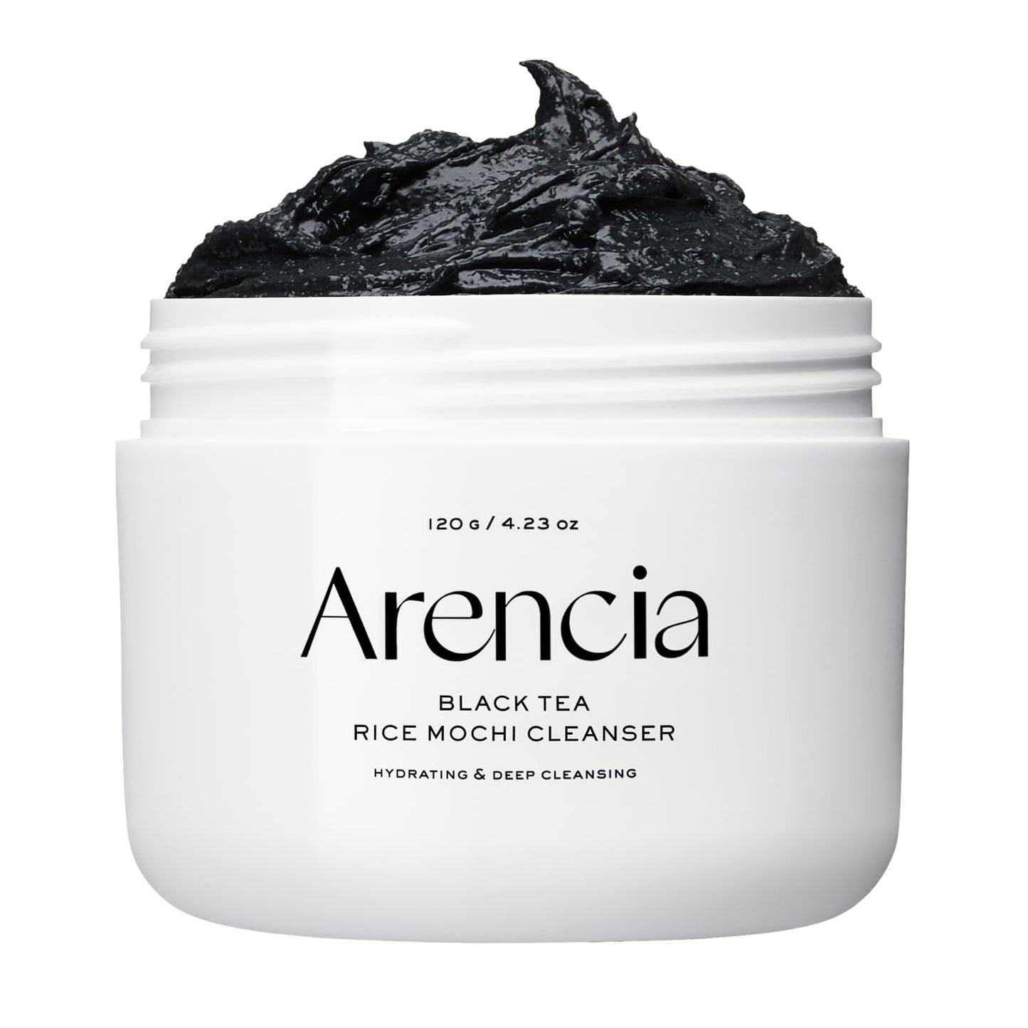 ARENCIA Black Tea Rice Mochi Face Cleanser, 120g, Pore Care, Sebum Control, Oily Skin