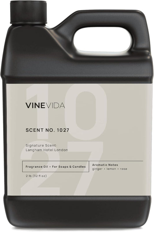 VINEVIDA Scent NO. 1027 Fragrance Oil for Cold Air Diffusers - 32oz (2lbs) - Inspired by: Langham Hotel London Hotel Scents for Home - Diffuser Oil