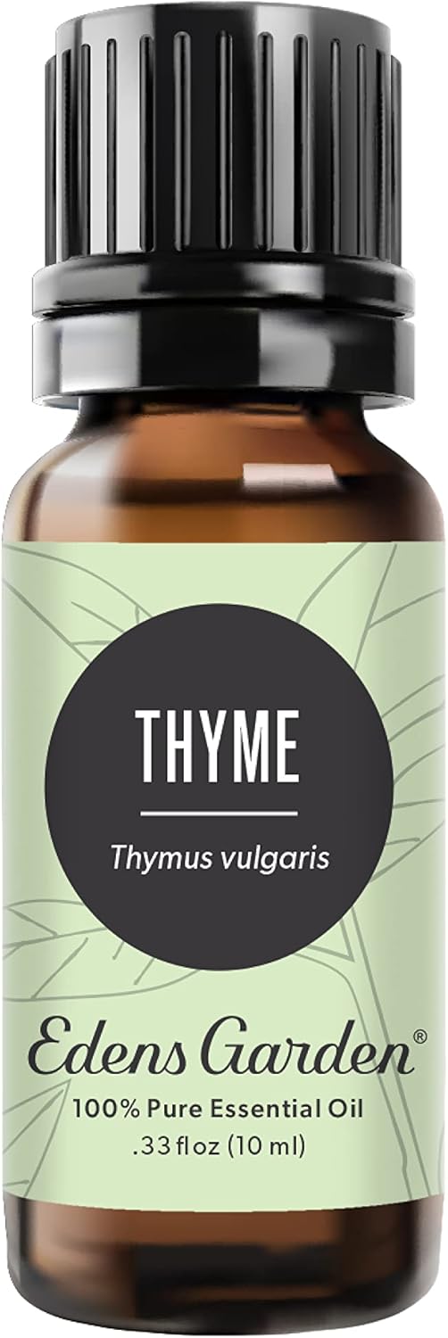 Edens Garden Thyme Essential Oil- 100% Pure Premium Grade, Undiluted, Natural, Therapeutic, Aromatherapy, The Best for Diffuser, Candle, Laundry, Kid Safe 10 ml (.33 fl oz)