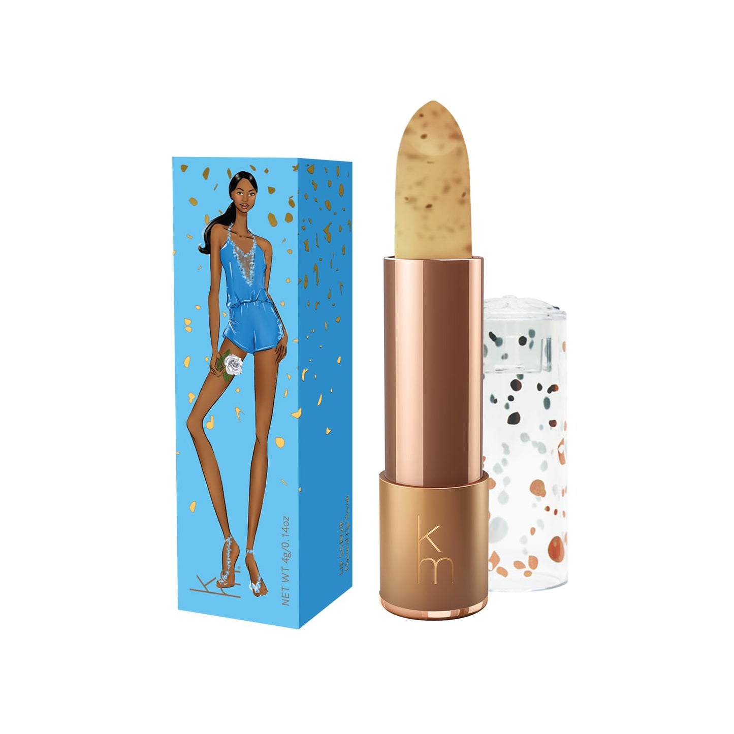 Natural Lip Scrub – 100% Natural Lip Exfoliator Made in Australia, Cruelty-Free | Polishes with Sugar Crystals | Nourishes with Shea, Jojoba & Avocado Oils | For Smooth, Beautiful, Hydrated Lips