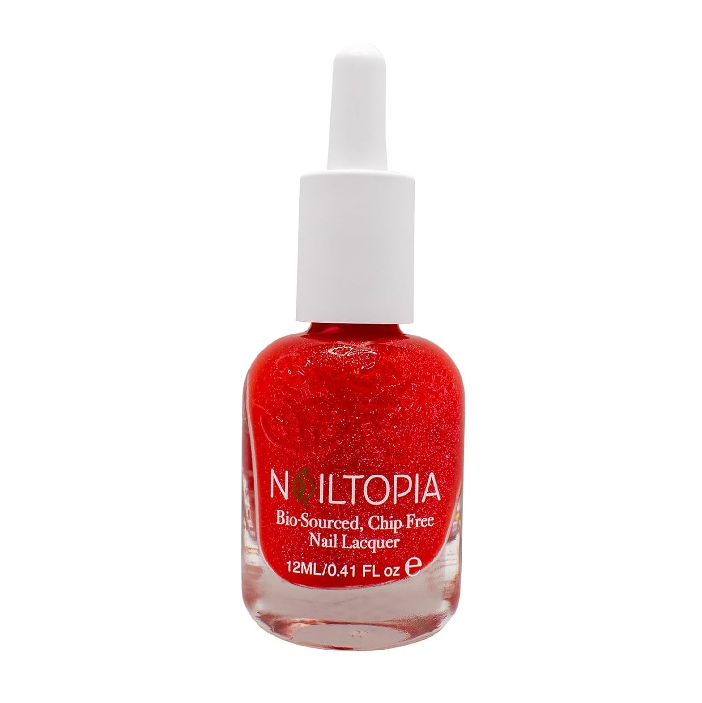 Nailtopia Bio-Sourced Chip Free Nail Lacquer - Vegan And Cruelty Free - Strengthens And Conditions - Delivers Healthy Manicures And Pedicures - Long Lasting - Lose the Tude - 0.41 Oz Nail Polish