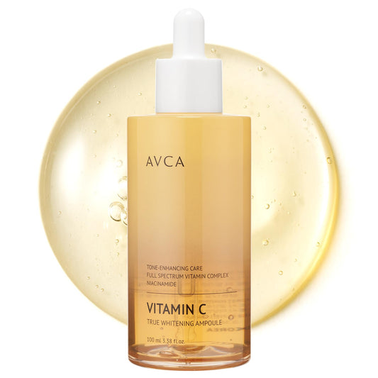 AVCA True Brightening Vitamin C Face Serum (3.38 oz) - Dark Spot Facial Serum with Vitamin C