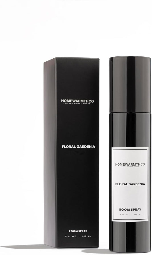 Floral Gardenia Room Spray – 5.07 oz Scented Air Freshener Spray for Home, Office & Linen – Long-Lasting Aromatherapy Mist for Bedding, Pillows & Fabrics – Luxurious Home Fragrance