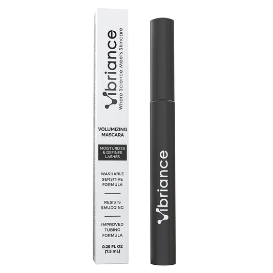 Vibriance Volumizing Tubing Mascara, Soft Black - Hypoallergenic, Moisturizing, Lifting, Long-Lasting - Special Tube Formula for 50+