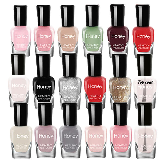 Non Toxic Nail Polish Set, Easy Peel Off and Fast Dry NailPolish Set for Pack, Eco Friendly and Organic Water Based Nail Polish for Women,Teens(18 Bottles)