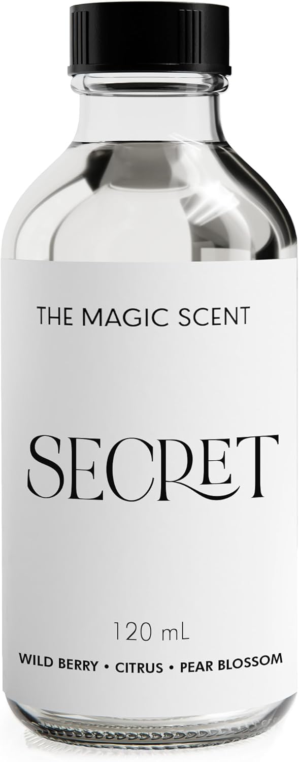 The Magic Scent Secret Diffuser Oil - Hotel & Home Luxury Scents - Diffuser Oil Scents for Home Designed for Use in All Diffusers - 4 fl oz, 120 mL