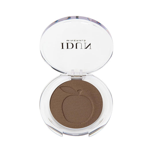 IDUN Minerals Mineral Single Eyeshadow for women - Shimmery Shades To Matte Tones - Ensure A Color-True, Pigmented And Crease-Resistant Result - Nstrot, Brownish Green, 0.12 Ounce