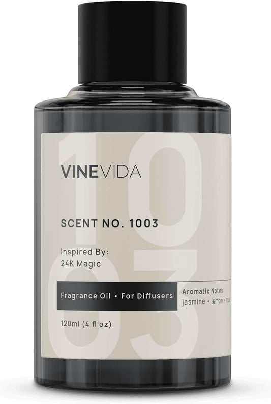 VINEVIDA (4oz) Hotel Fragrance Diffuser Oil - Hotel Scents Diffusers for Home - Cold Air Diffuser Oil - Hotel Scent Essential Oil - Scent No.1003 Inspired by W Hotel