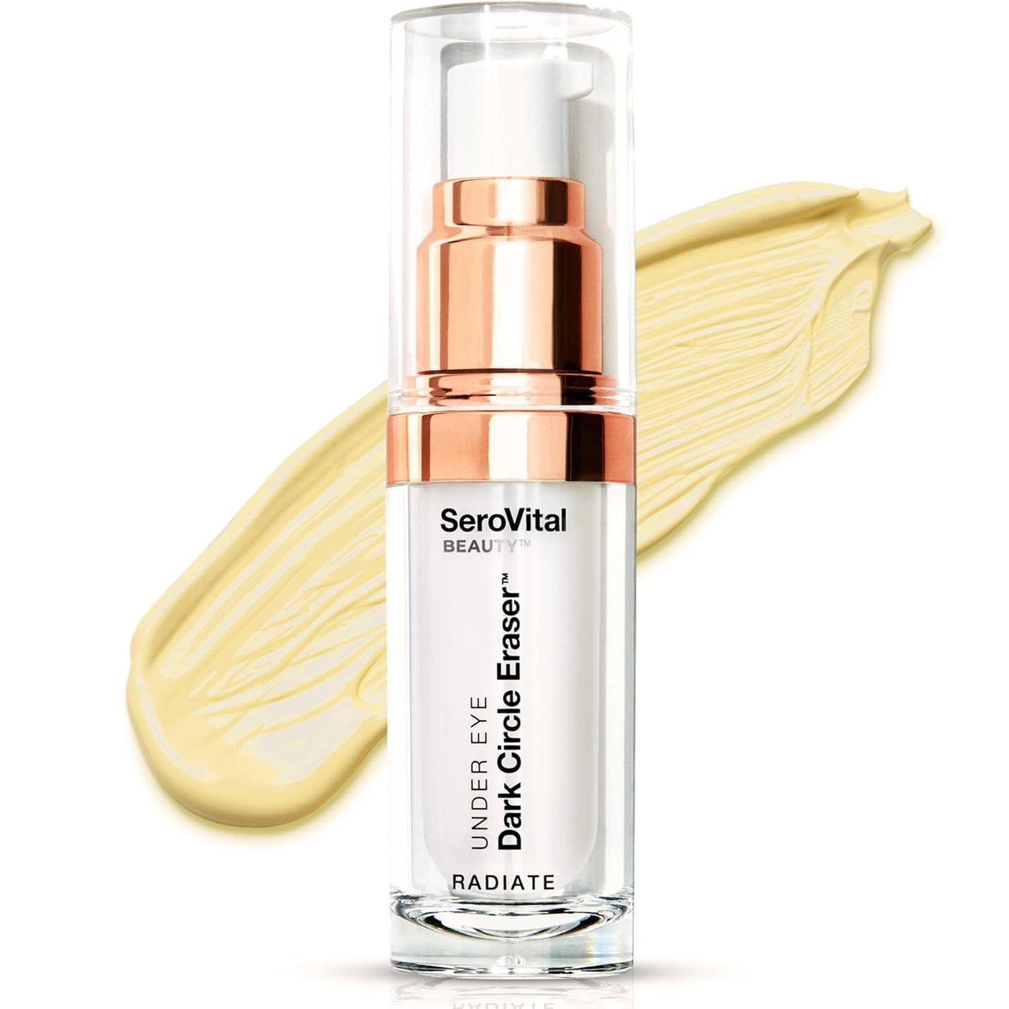 Serovital Beauty Dark Circle Eraser – Brightening & Anti‑Puffiness Under-Eye Treatment with Peptides, Dark Circle Corrector – eye corrector for dark circles - Hormone-Aware, Clinically Tested – 15mL