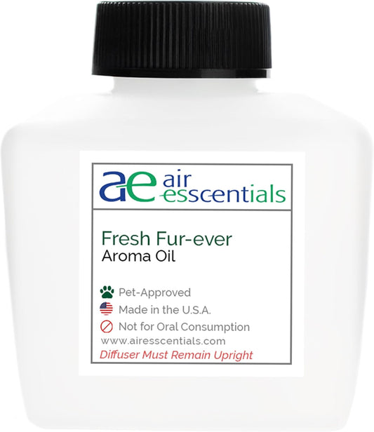 Air Esscentials Fresh Fur-Ever Aroma Oil - Pet-Preferred Pure Essential Oil for Scent Machines & Cold-Air Diffusers | Juicy Peach & Lemongrass | Floral Harmony | Comforting Sandalwood Finish | 100mL